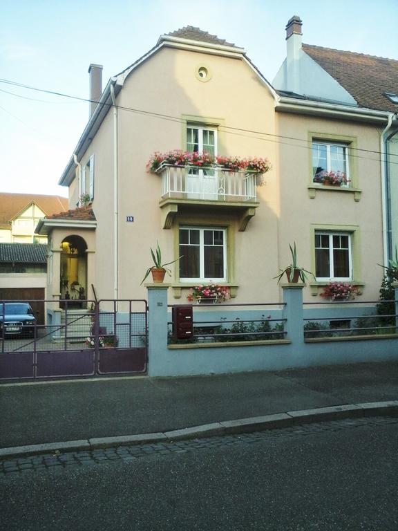 Ferienwohnung Logis Le 18 Rose Straßburg Exterior foto
